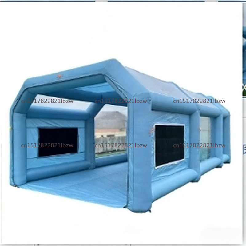 Inflatable Paint Booth - บูธพ่นสีแบบเป่าลมพร้อมเครื่องเป่าลม บูธพ่นสีแรงดันสูง เต็นท์พ่นสีรถยนต์ ระบบกรองอากาศ