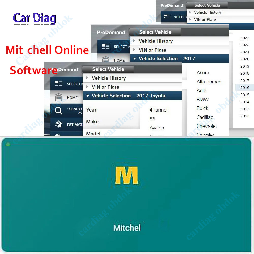 Auto Repair Shop Management - ซอฟต์แวร์ซ่อมรถยนต์ออนไลน์ Mit-chel l ปี 2026 สำหรับการจัดการข้อมูลรถยนต์