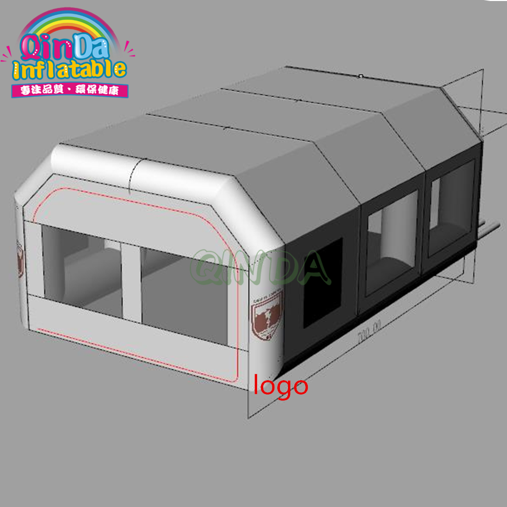 เต็นท์พ่นสีรถยนต์แบบเป่าลม ดีไ - Inflatable Paint Booth บทวิจารณ์และราคา