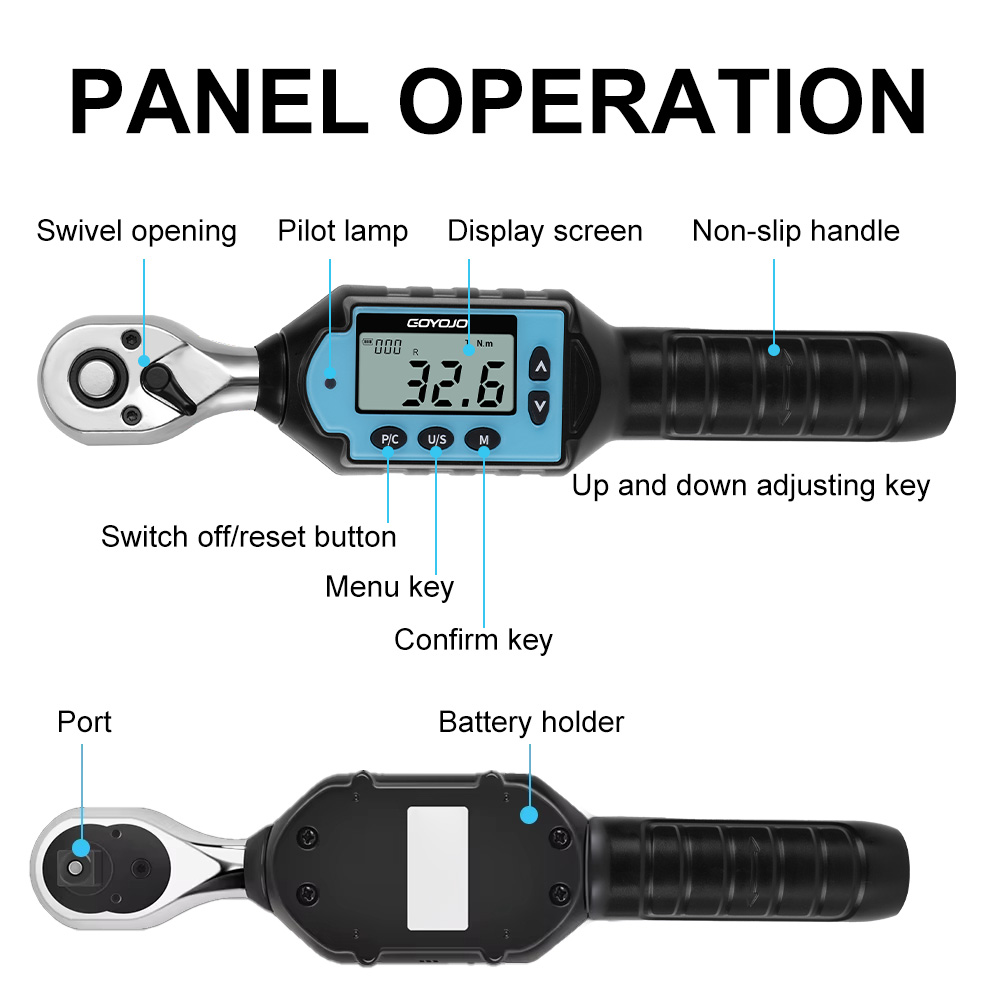 ใหม่ดิจิตอลที่ตั้งไว้ล่วงหน้าป - Torque Wrench Digital บทวิจารณ์และราคา