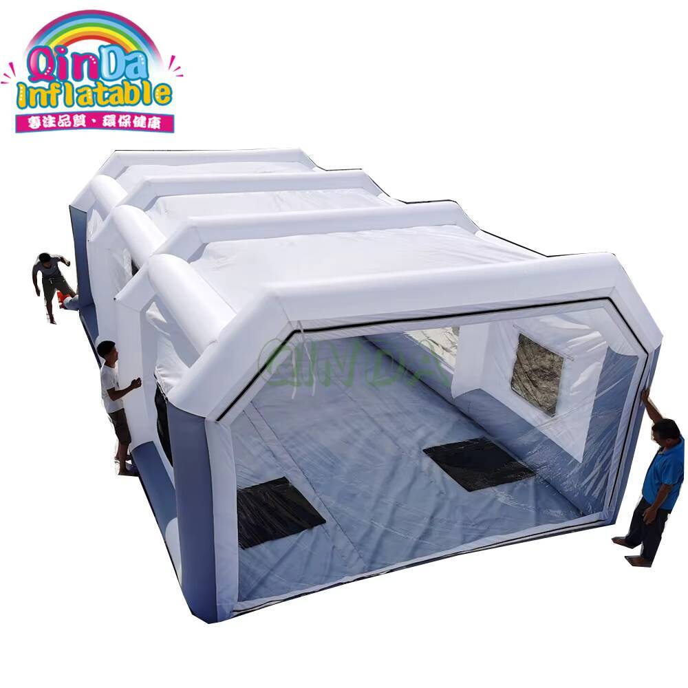 บูธพ่นสีรถยนต์แบบเป่าลมเคลื่อน - Inflatable Paint Booth บทวิจารณ์และราคา
