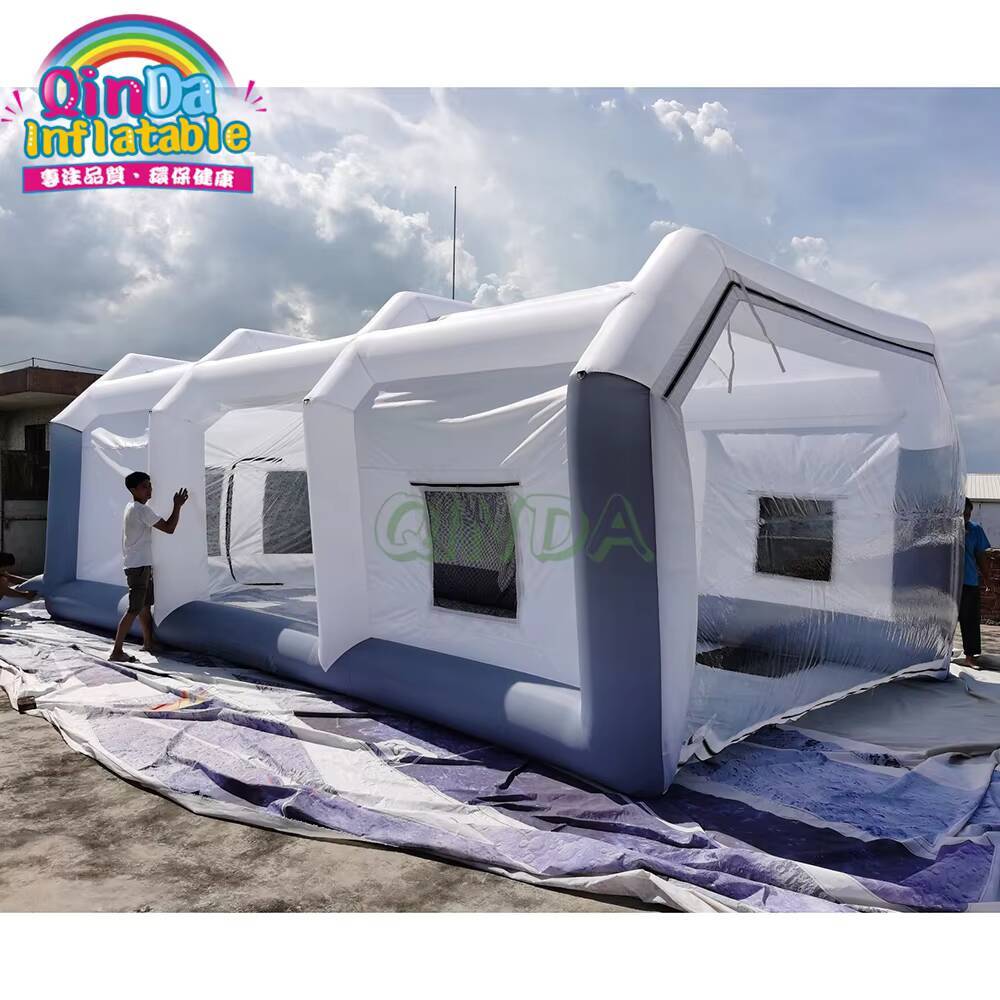 บูธพ่นสีรถยนต์แบบเป่าลมเคลื่อน - Inflatable Paint Booth บทวิจารณ์และราคา