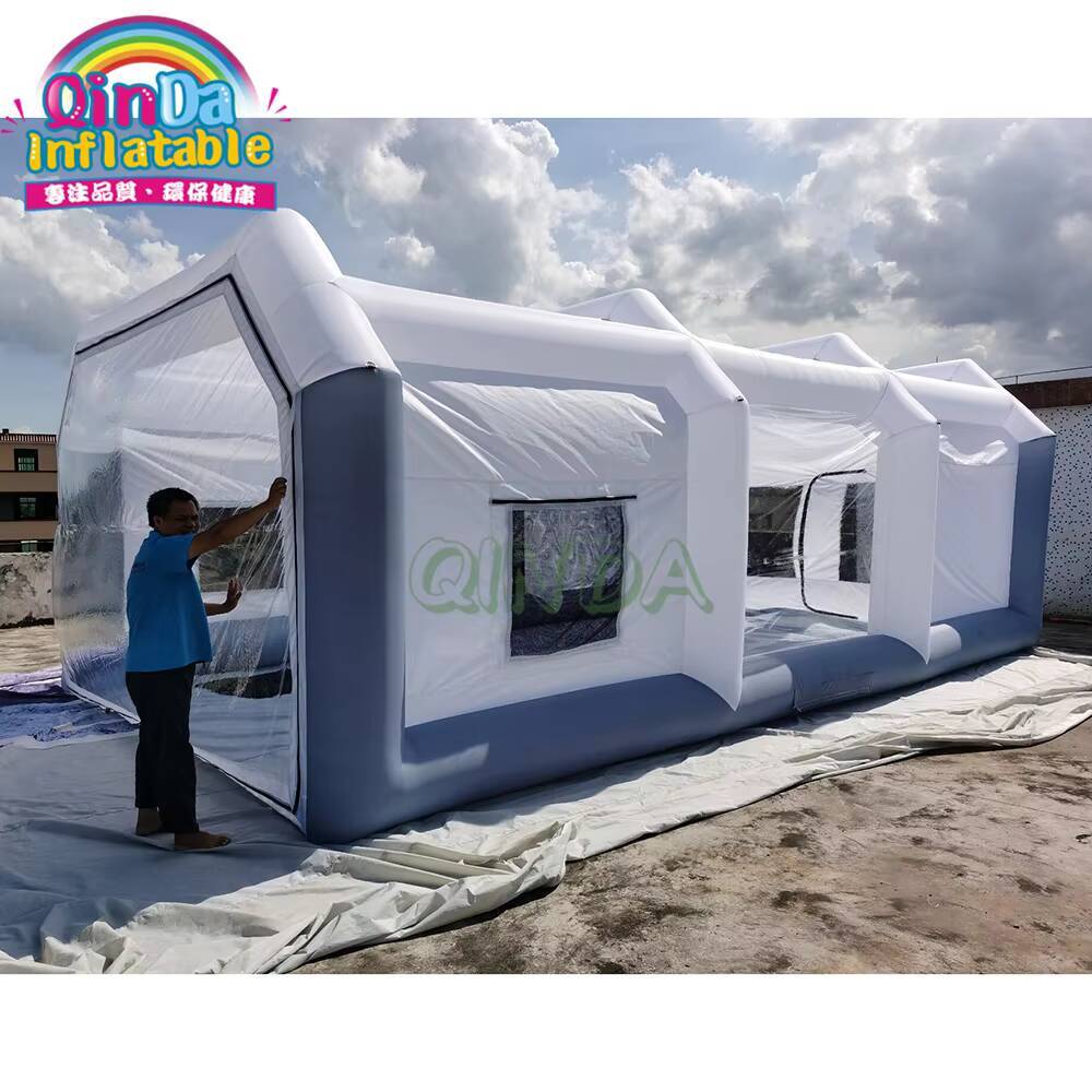 บูธพ่นสีรถยนต์แบบเป่าลมเคลื่อน - Inflatable Paint Booth บทวิจารณ์และราคา