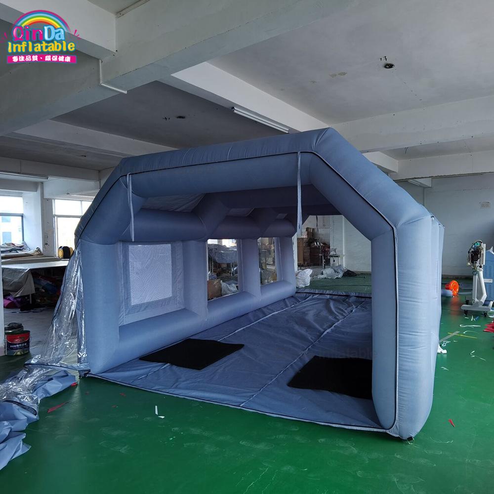 เต็นท์พ่นสีแบบเป่าลมขนาดใหญ่หล - Inflatable Paint Booth บทวิจารณ์และราคา