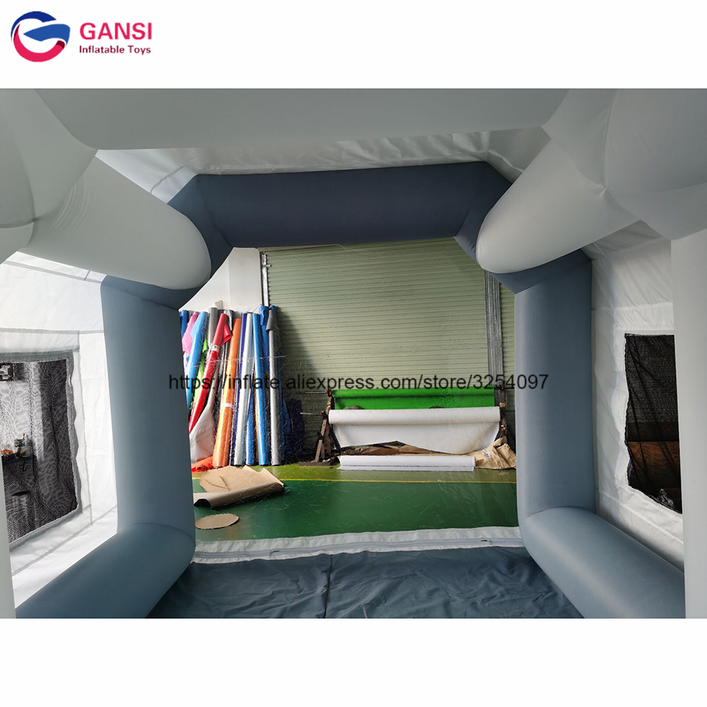 เต็นท์พ่นสีแบบเป่าลมผ้าฟอร์ดซ์ - Inflatable Paint Booth บทวิจารณ์และราคา