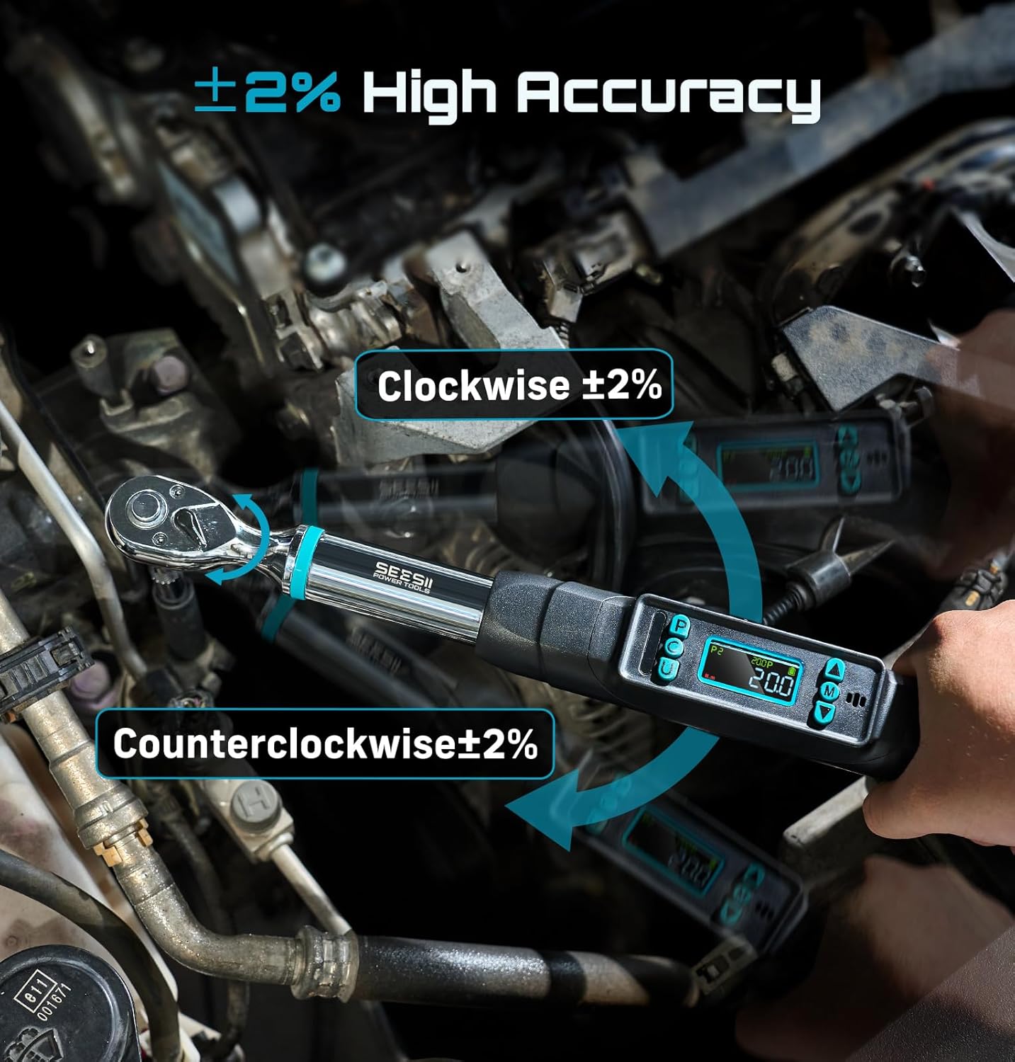 ชุดประแจวัดแรงบิดดิจิตอล SEESI - Torque Wrench Digital บทวิจารณ์และราคา