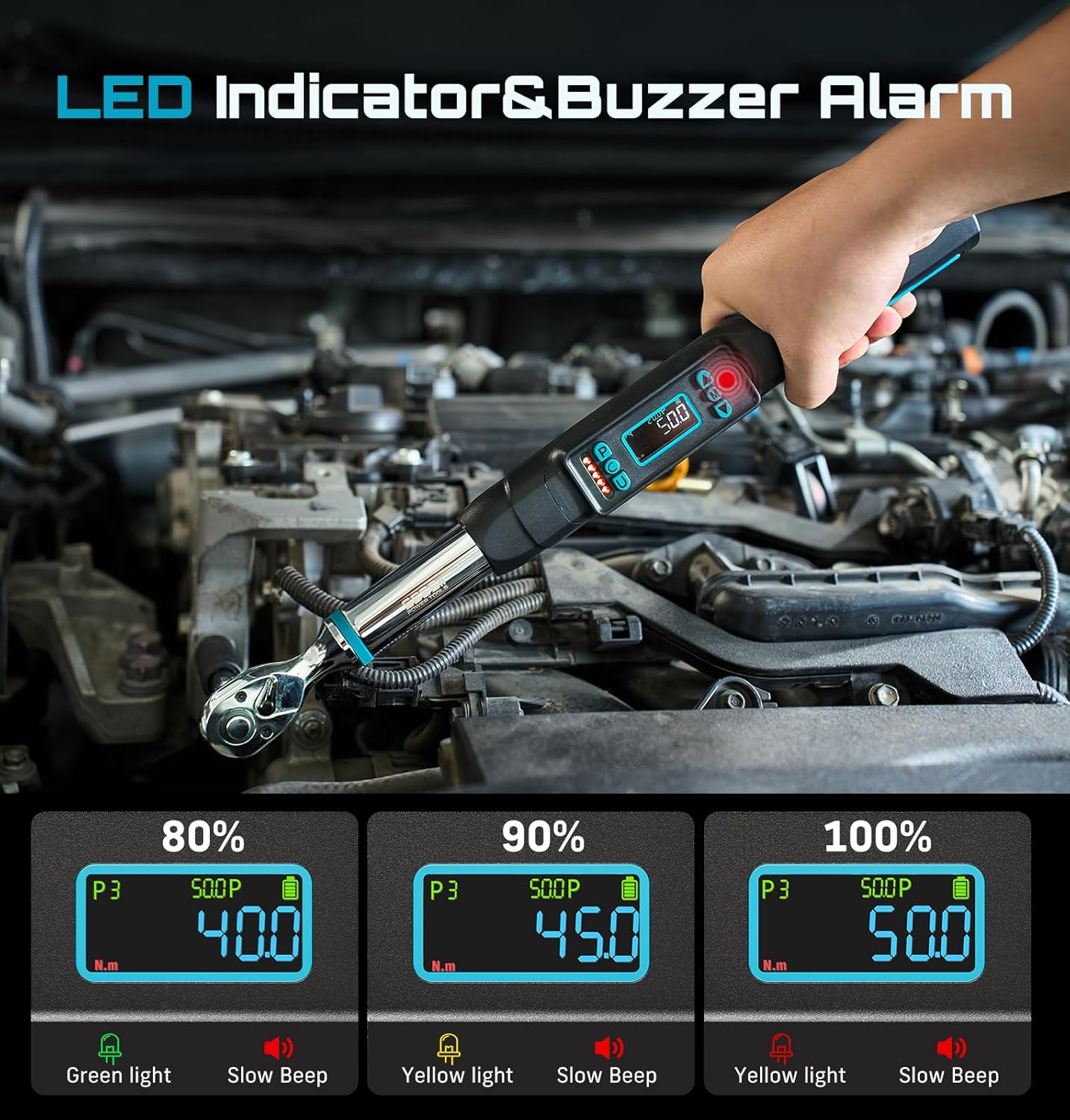 ชุดประแจวัดแรงบิดดิจิตอล SEESI - Torque Wrench Digital บทวิจารณ์และราคา